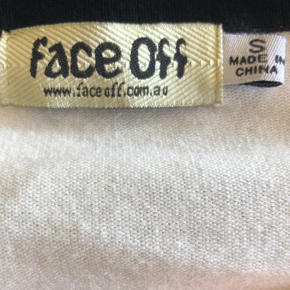 FACE OFF Cardigan Sz S Pearl Buttons - Picture 7 of 8